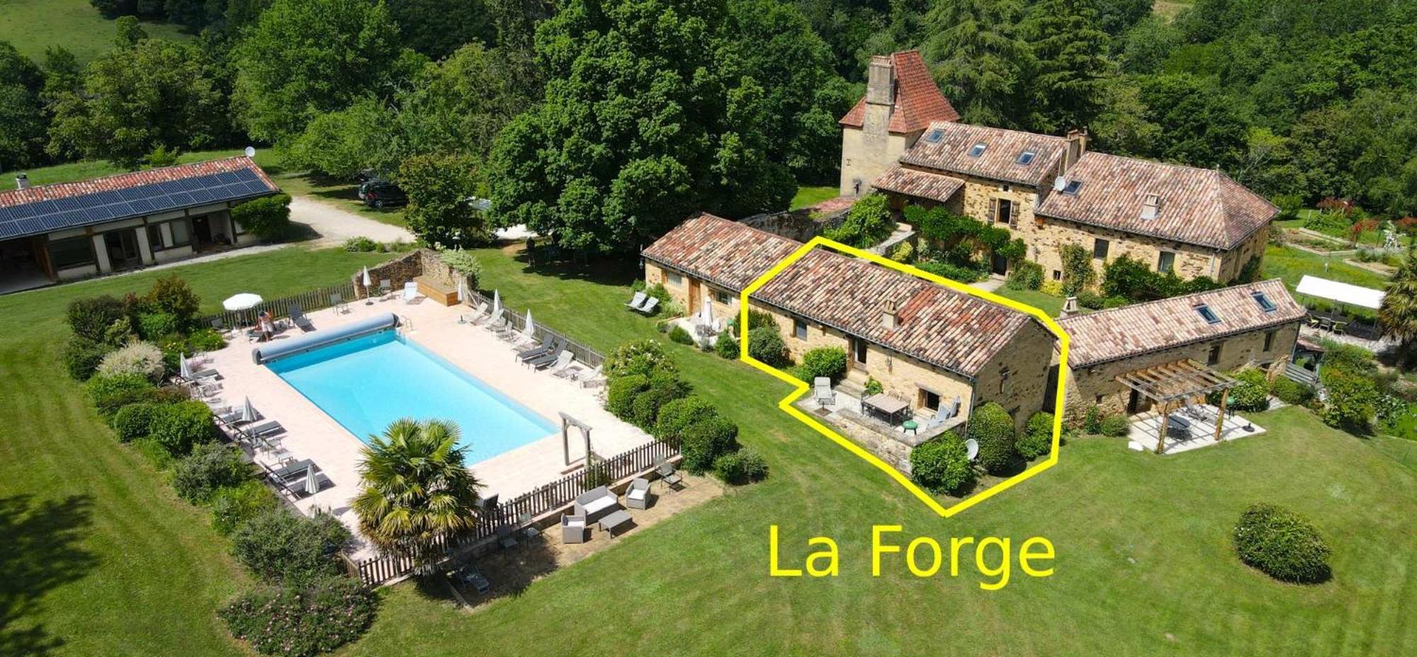 Domaine De Cournet Haut, A 17Th Century Property Set On A Calm, Idyllic Domain With Pool, Tennis, Bikes And More Les Vauries Buitenkant foto