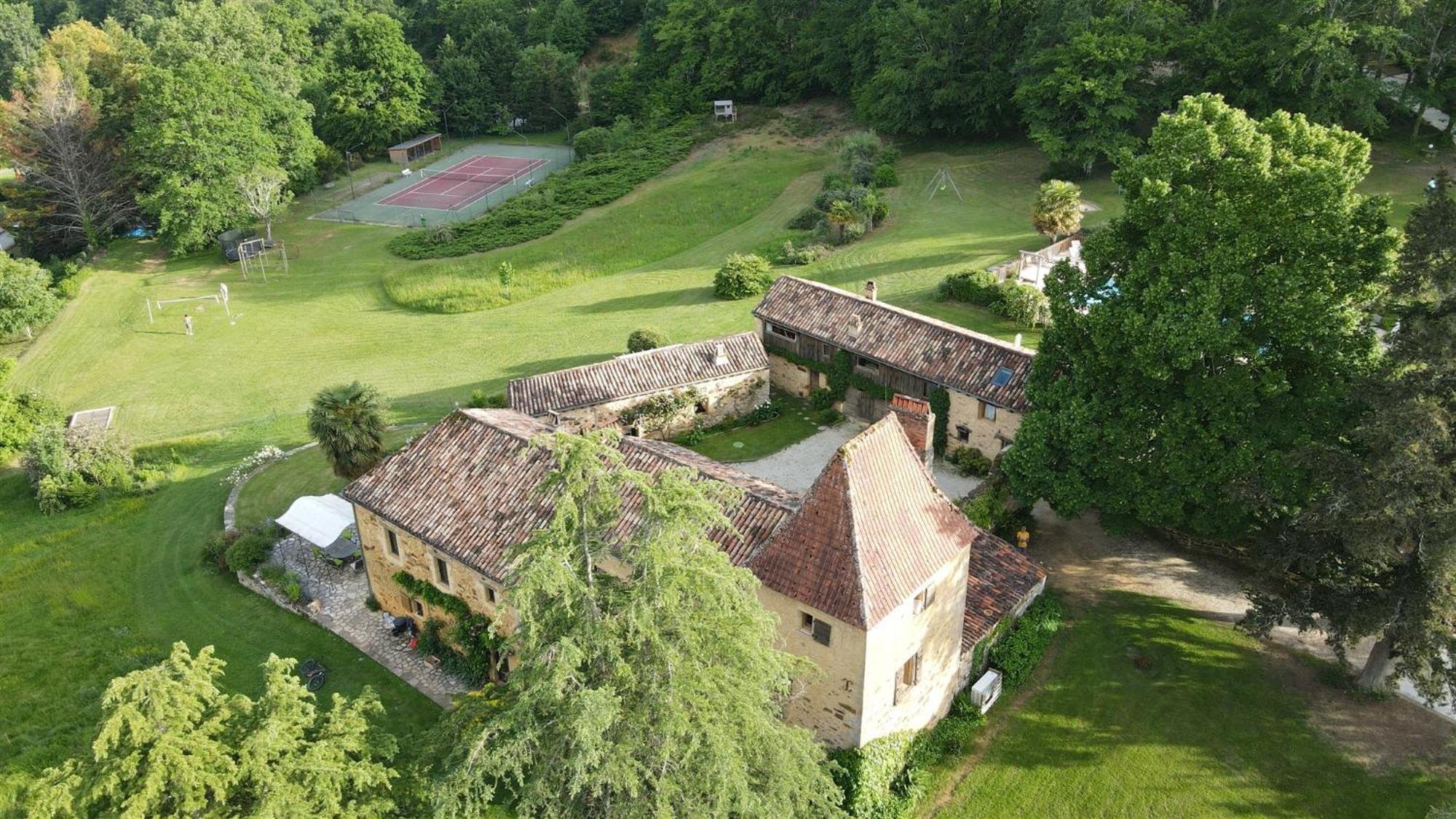 Domaine De Cournet Haut, A 17Th Century Property Set On A Calm, Idyllic Domain With Pool, Tennis, Bikes And More Les Vauries Buitenkant foto