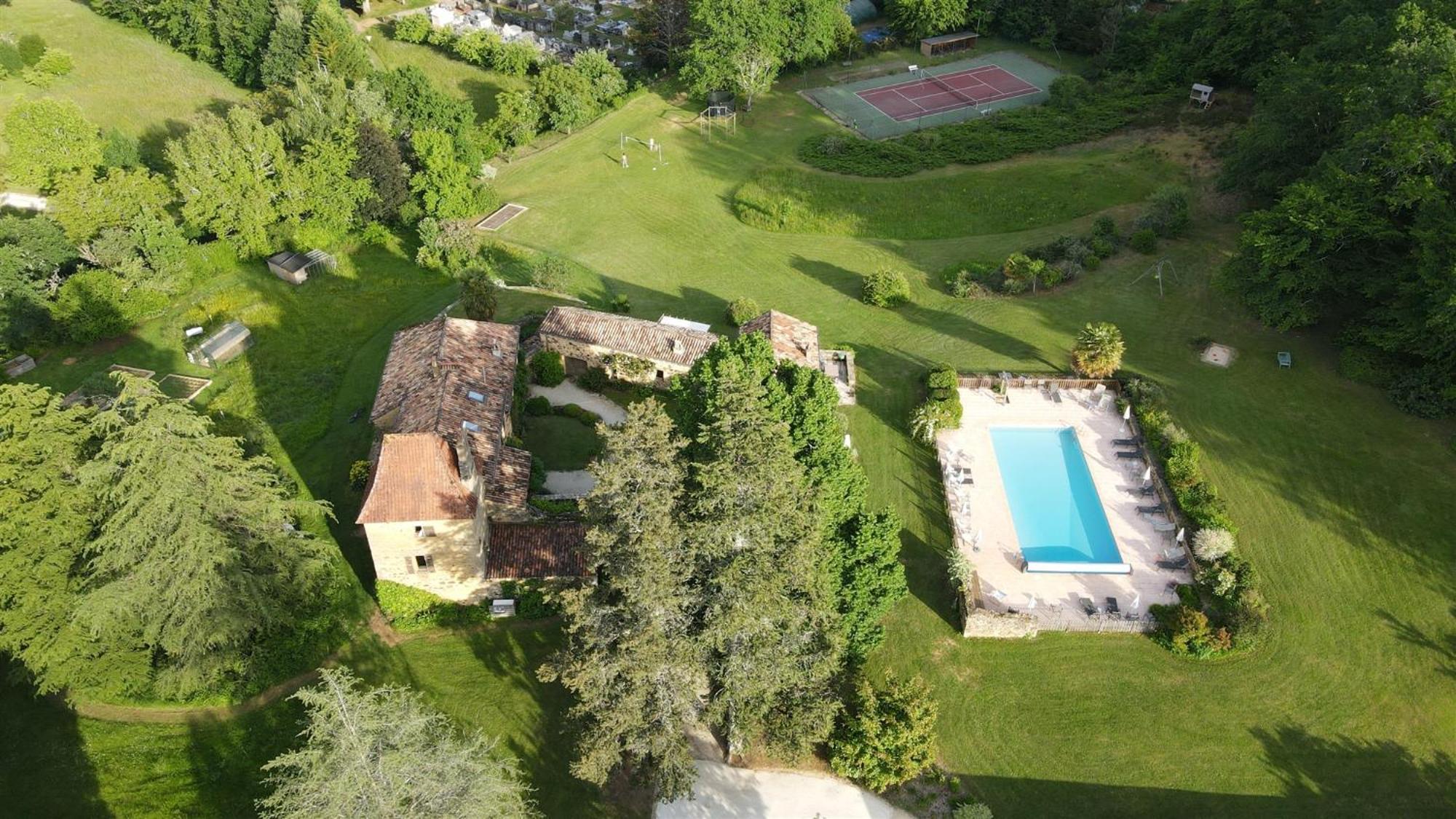 Domaine De Cournet Haut, A 17Th Century Property Set On A Calm, Idyllic Domain With Pool, Tennis, Bikes And More Les Vauries Buitenkant foto
