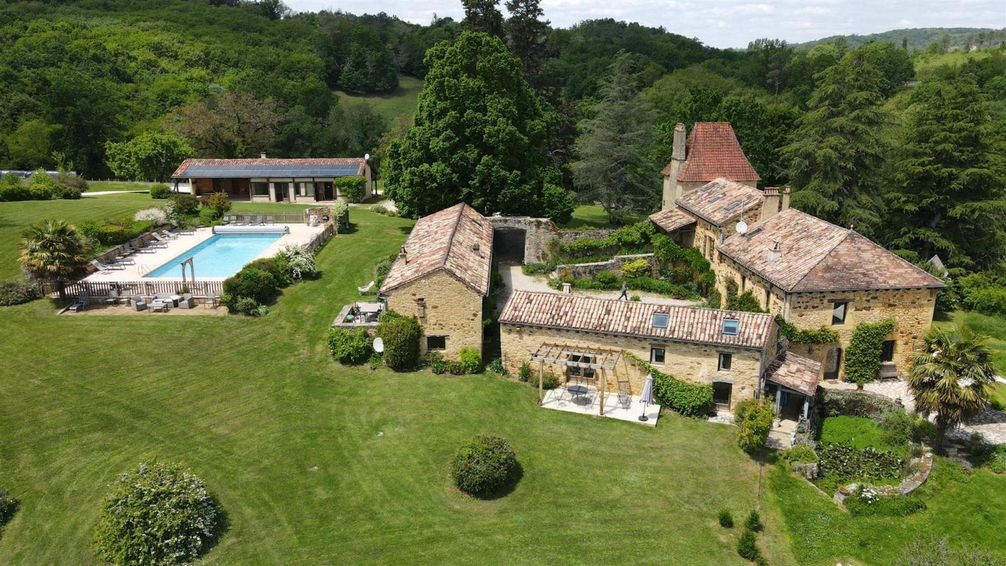 Domaine De Cournet Haut, A 17Th Century Property Set On A Calm, Idyllic Domain With Pool, Tennis, Bikes And More Les Vauries Buitenkant foto