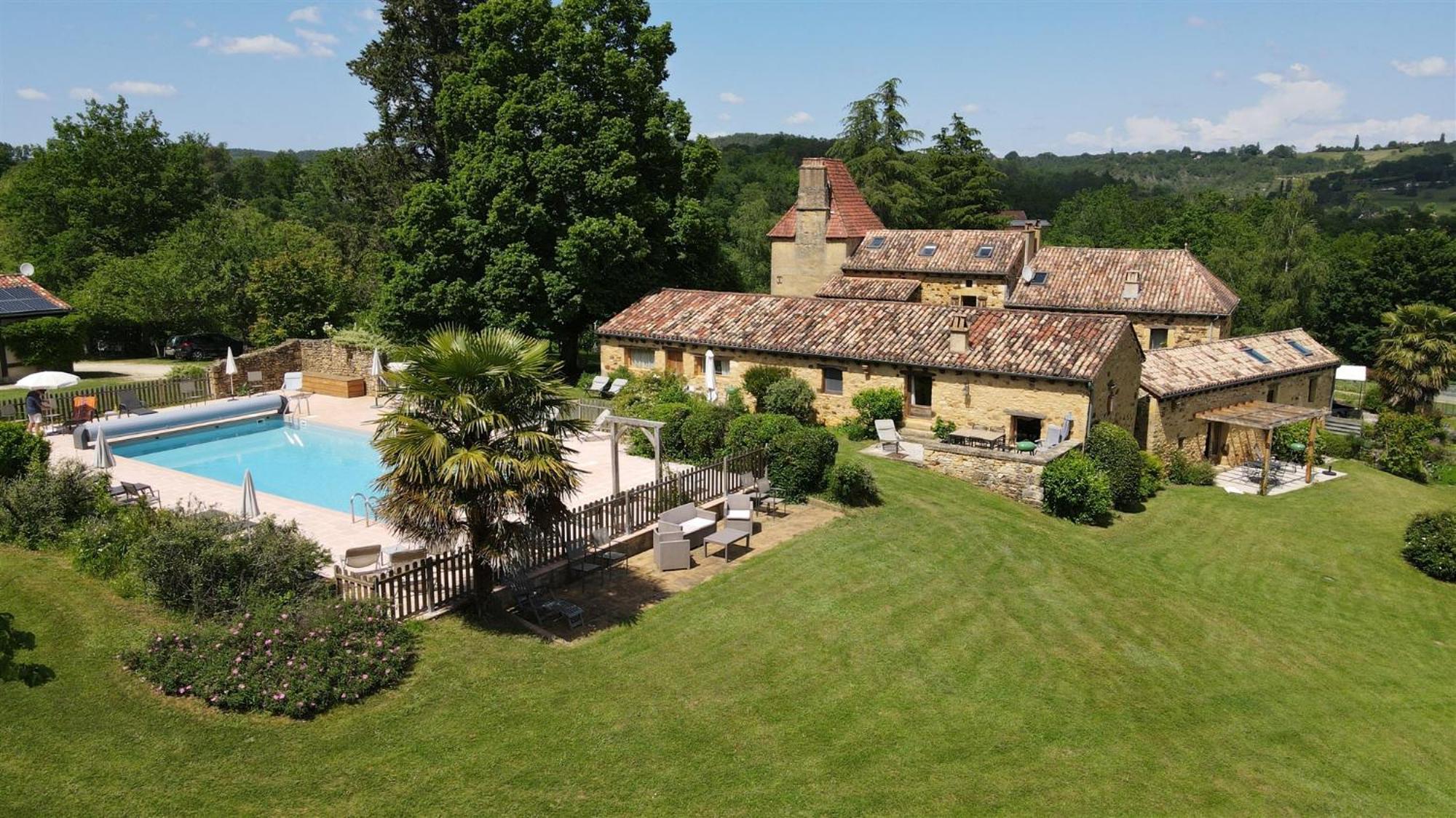 Domaine De Cournet Haut, A 17Th Century Property Set On A Calm, Idyllic Domain With Pool, Tennis, Bikes And More Les Vauries Buitenkant foto